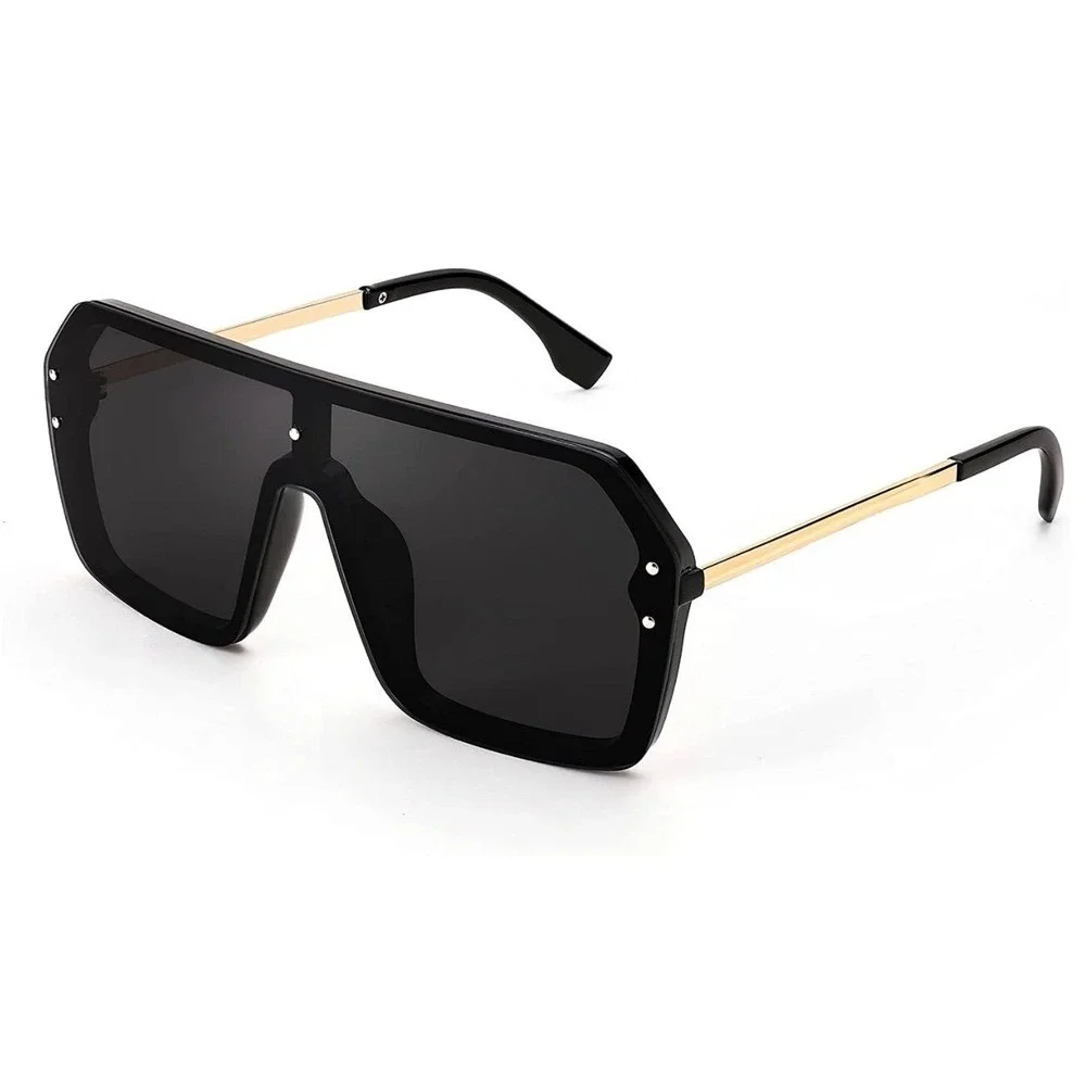 Square Street Wear UV400 Protection New Elegant Men Trendy‎ Sunglasses Hip Hop